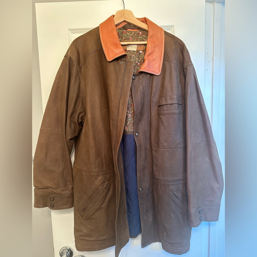 Vintage Men’s Salvatore Ferragamo Leather Jacket